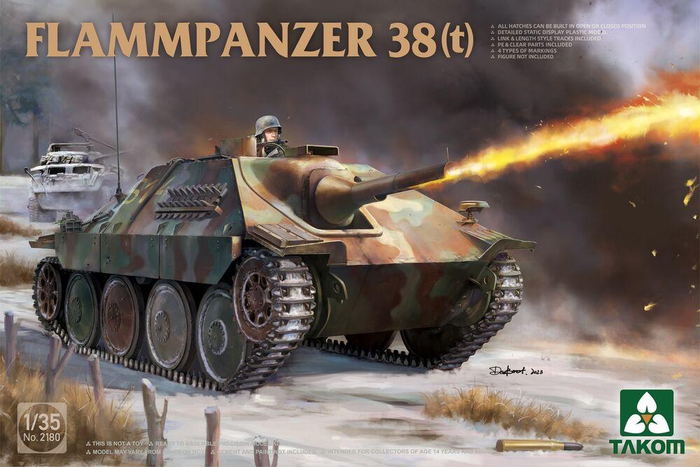 18 o  günstig Kaufen-Flammpanzer 38(t). Flammpanzer 38(t) <![CDATA[Takom / 2180 / 1:35]]>. 