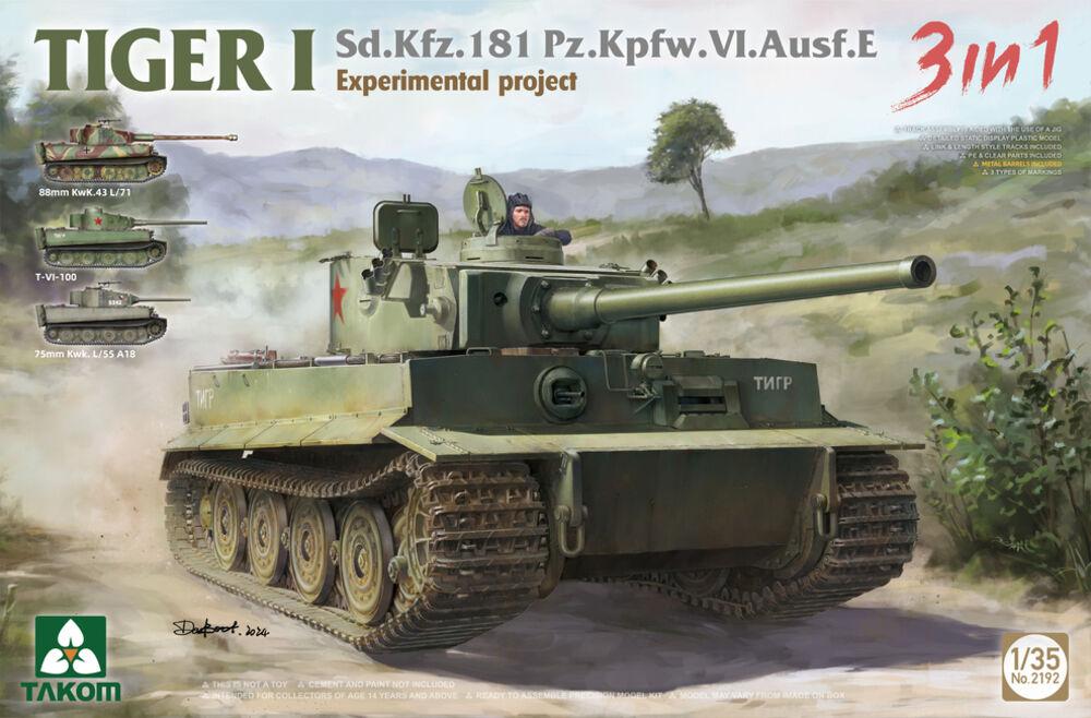 4897051423263 - Tiger I Experimental Project SdKfz 181 Pz Kpfw VI Ausf E (3 in 1) 4897051423263 - Tiger I Experimental Project SdKfz 181 Pz Kpfw VI Ausf E (3 in 1)