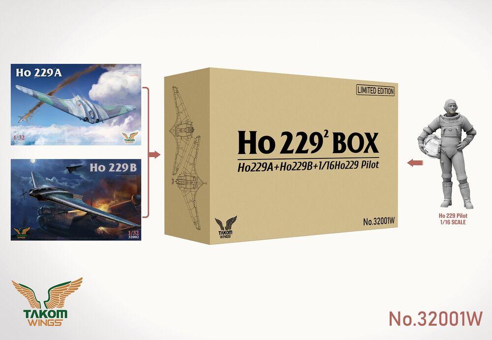 4897051423379 - Ho 229 Box - Ho 229A + Ho229B + Ho 229 Pilot - Limited edition 4897051423379 - Ho 229 Box - Ho 229A + Ho229B + Ho 229 Pilot - Limited edition