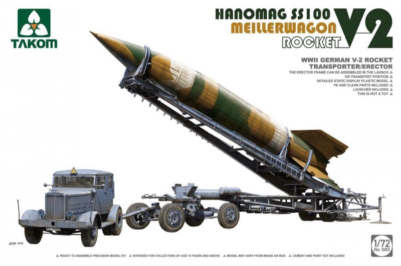 4897051421177 - Hanomag SS100 V-2 Rocket Transporter 4897051421177 - Hanomag SS100 V-2 Rocket Transporter