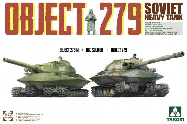 Heavy Soviet günstig Kaufen-Object 279+Object 279M+NBC Soldier Soviet Heavy Tank. Object 279+Object 279M+NBC Soldier Soviet Heavy Tank <![CDATA[Takom / 5005 / 1:72]]>. 