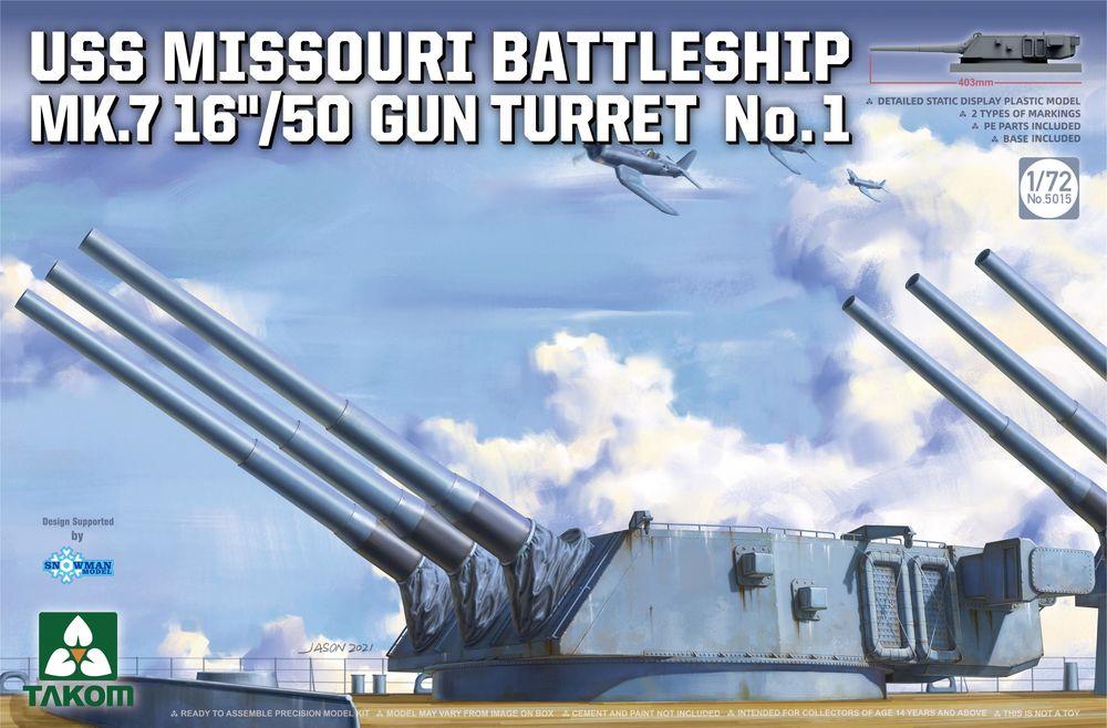 XB 2 günstig Kaufen-USS Missouri Batleship - MK.7 16´´/50 Gun Turret No.1. USS Missouri Batleship - MK.7 16´´/50 Gun Turret No.1 <![CDATA[Takom / 5015 / 1:72]]>. 