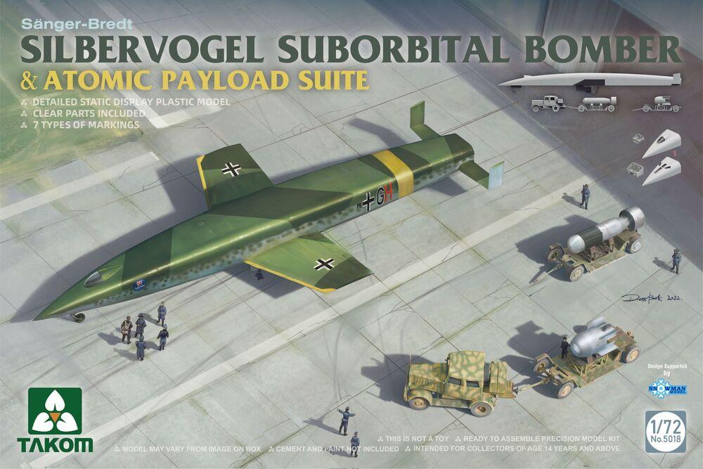 Atomic günstig Kaufen-Silbervogel Suborbital Bomber & Atomic Payload Suite. Silbervogel Suborbital Bomber & Atomic Payload Suite <![CDATA[Takom / 5018 / 1:72]]>. 