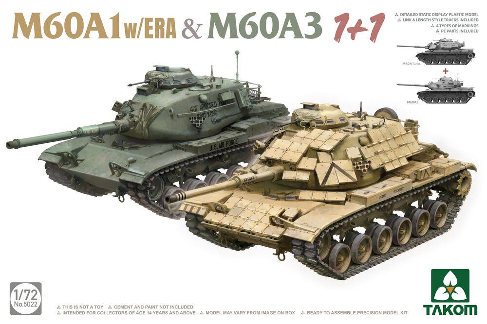 22 MP günstig Kaufen-M60A1 w/ERA & M60A3 1+1. M60A1 w/ERA & M60A3 1+1 <![CDATA[Takom / 5022 / 1:72]]>. 