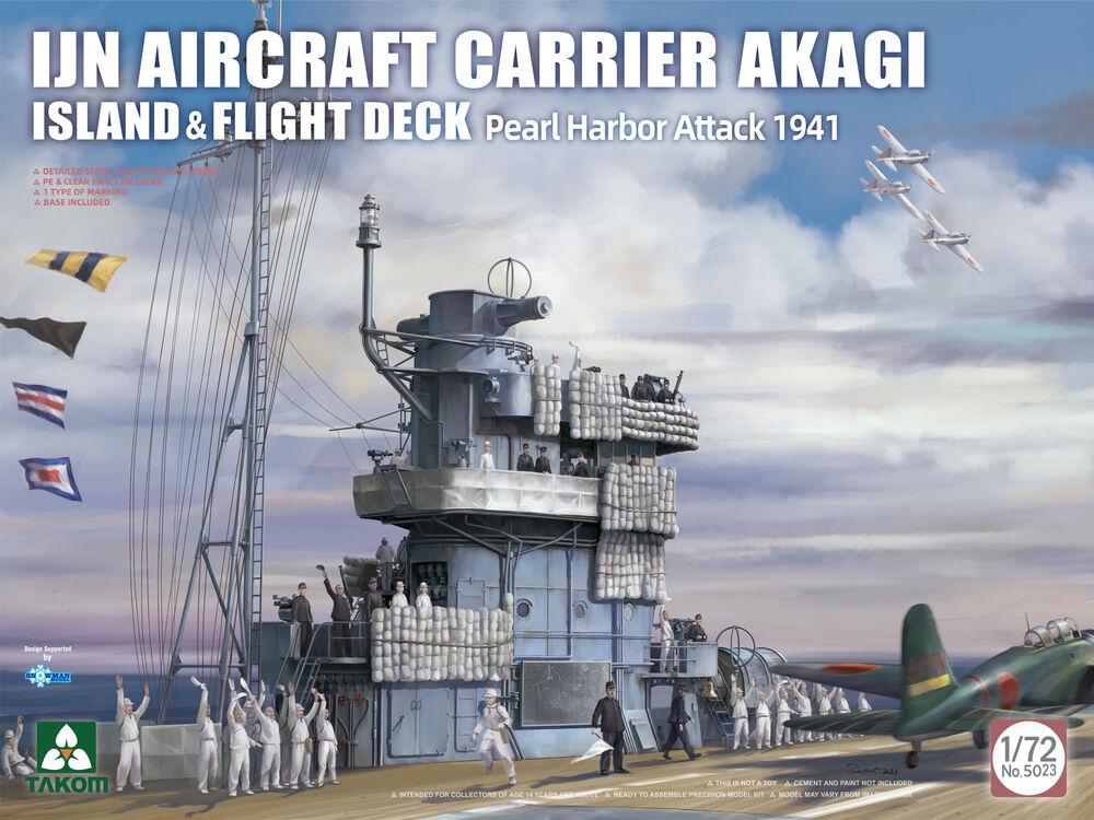 Carrier Deck günstig Kaufen-IJN Aircraft Carrier Akagi - Island & Flight Deck (Pearl Harbor Attack 1941). IJN Aircraft Carrier Akagi - Island & Flight Deck (Pearl Harbor Attack 1941) <![CDATA[Takom / 5023 / 1:72]]>. 