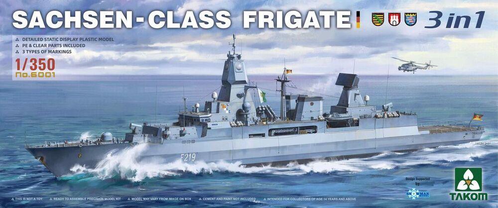 Sachsen günstig Kaufen-Sachsen-Class Frigate (3 in 1). Sachsen-Class Frigate (3 in 1) <![CDATA[Takom / 6001 / 1:350]]>. 