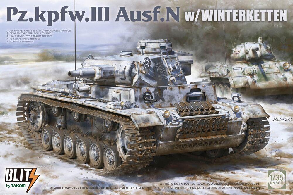 4897051422563 - PzKpfwIII AusfN w Winterketten 4897051422563 - PzKpfwIII AusfN w Winterketten