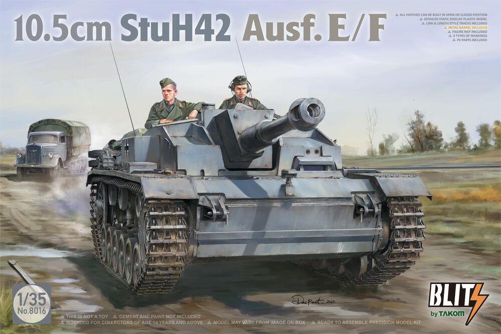 Ausf.N günstig Kaufen-10,5 cm StuH 42 Ausf. E/F. 10,5 cm StuH 42 Ausf. E/F <![CDATA[Takom / 8016 / 1:35]]>. 