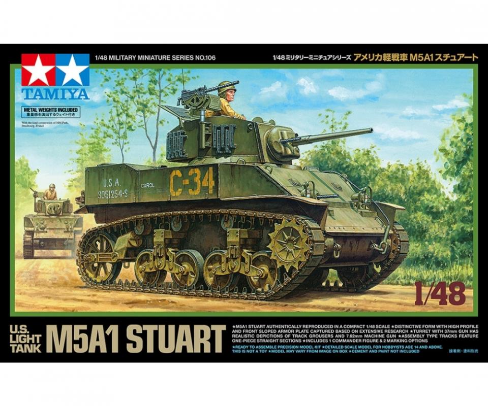 4950344326068 - US M5A1 Stuart Light Tank (1) 4950344326068 - US M5A1 Stuart Light Tank (1)