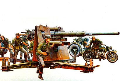German  günstig Kaufen-German 8,8 mm Gun Flak 36/37. German 8,8 mm Gun Flak 36/37 <![CDATA[Tamiya / 35017 / 1:35]]>. 