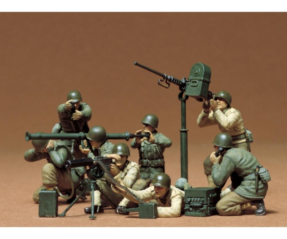 Tamiya  günstig Kaufen-US MG/Mörser Trupp (8 Figuren). US MG/Mörser Trupp (8 Figuren) <![CDATA[Tamiya / 35086 / 1:35]]>. 