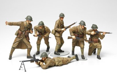 Figuren günstig Kaufen-Französiche Infanterie - Figuren-Set (6). Französiche Infanterie - Figuren-Set (6) <![CDATA[Tamiya / 35288 / 1:35]]>. 