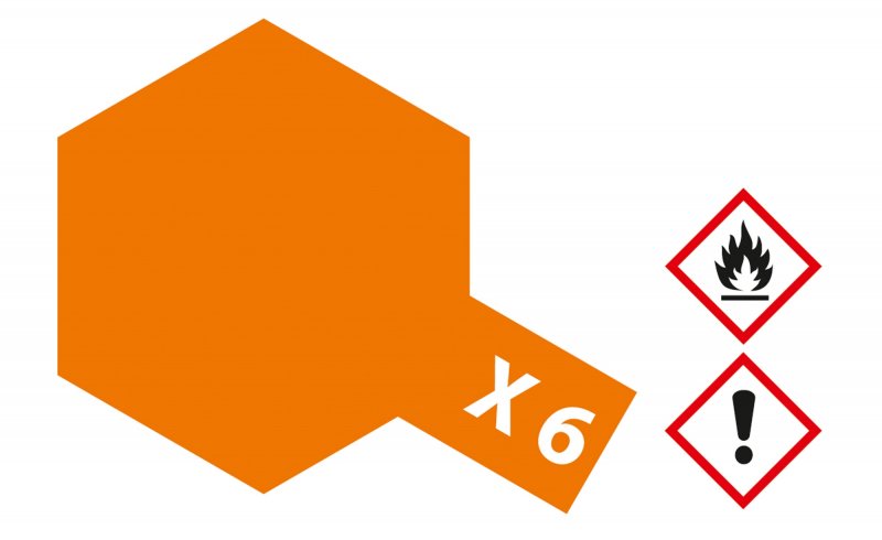 100 X  günstig Kaufen-X-6 Orange - glänzend [23 ml]. X-6 Orange - glänzend [23 ml] <![CDATA[Tamiya / 81006]]>. 