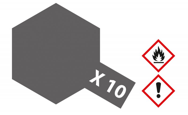 4950344810109 - X-10 Gun Metall - glänzend [23 ml]