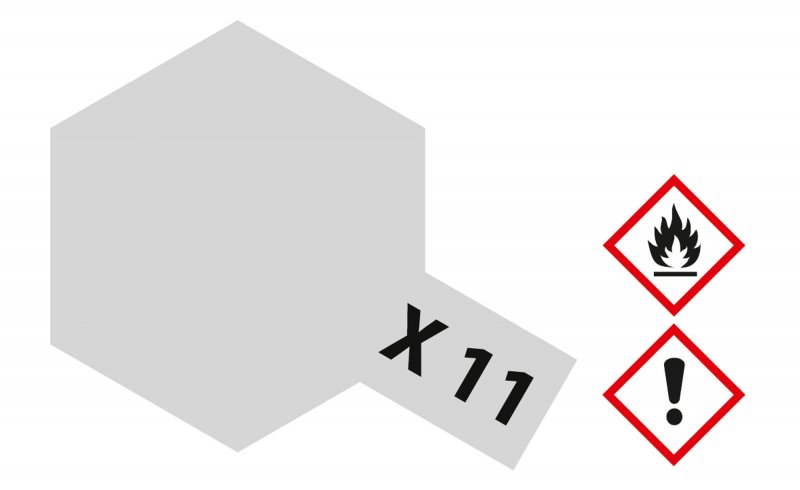 Chrom Silber günstig Kaufen-X-11 Chrom Silber - glänzend [23 ml]. X-11 Chrom Silber - glänzend [23 ml] <![CDATA[Tamiya / 81011]]>. 