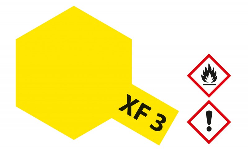 Tamiya  günstig Kaufen-XF-3 Gelb - matt [23ml]. XF-3 Gelb - matt [23ml] <![CDATA[Tamiya / 81303]]>. 