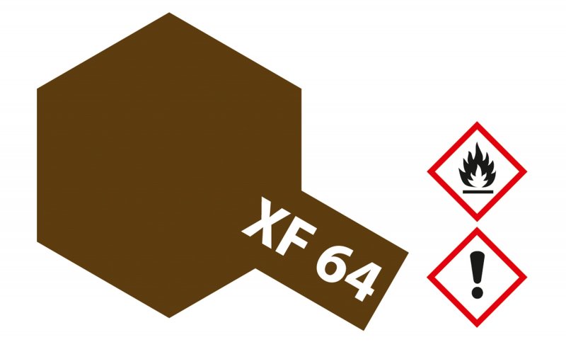 Tamiya  günstig Kaufen-XF-64 Rot-Braun - matt [23ml]. XF-64 Rot-Braun - matt [23ml] <![CDATA[Tamiya / 81364]]>. 