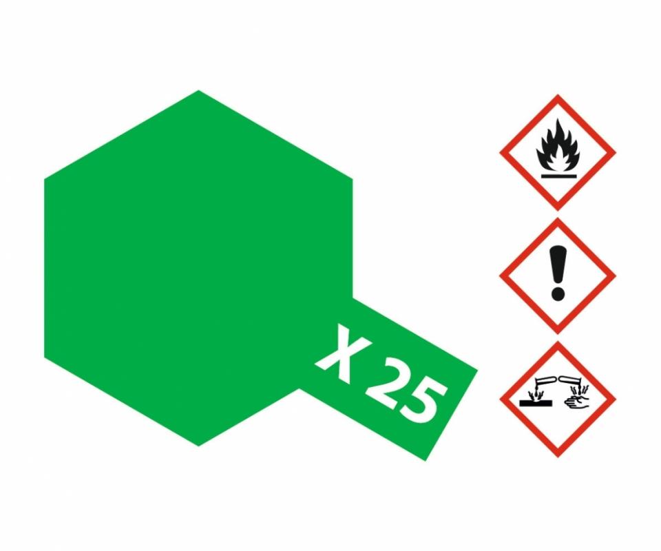 kl 5  günstig Kaufen-X-25 Klar-Grün - glänzend [10 ml]. X-25 Klar-Grün - glänzend [10 ml] <![CDATA[Tamiya / 81525]]>. 