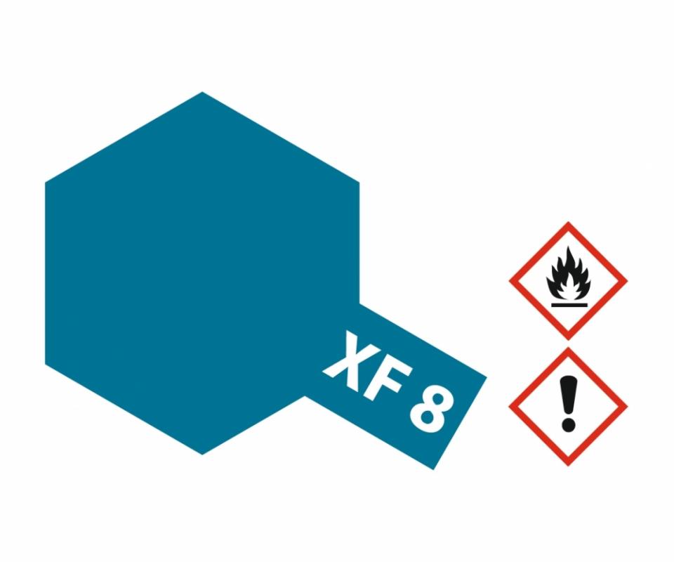 Tamiya  günstig Kaufen-XF-8 Blau - matt [10 ml]. XF-8 Blau - matt [10 ml] <![CDATA[Tamiya / 81708]]>. 