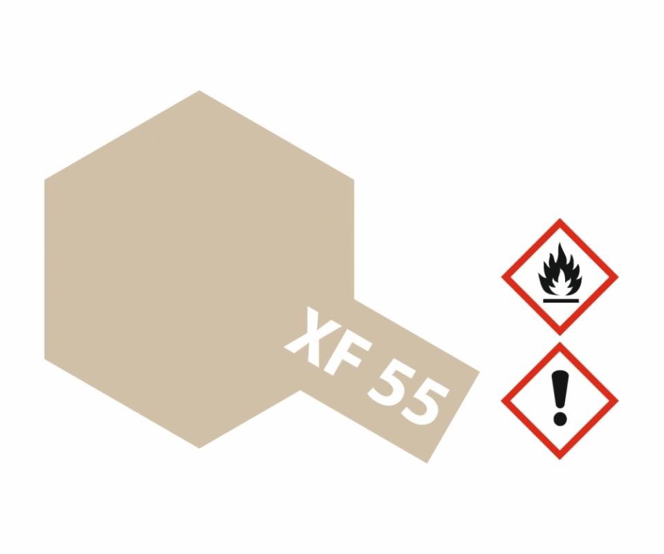 Tamiya  günstig Kaufen-XF-55 Deck Tan (Hellbraun) - matt [10 ml]. XF-55 Deck Tan (Hellbraun) - matt [10 ml] <![CDATA[Tamiya / 81755]]>. 