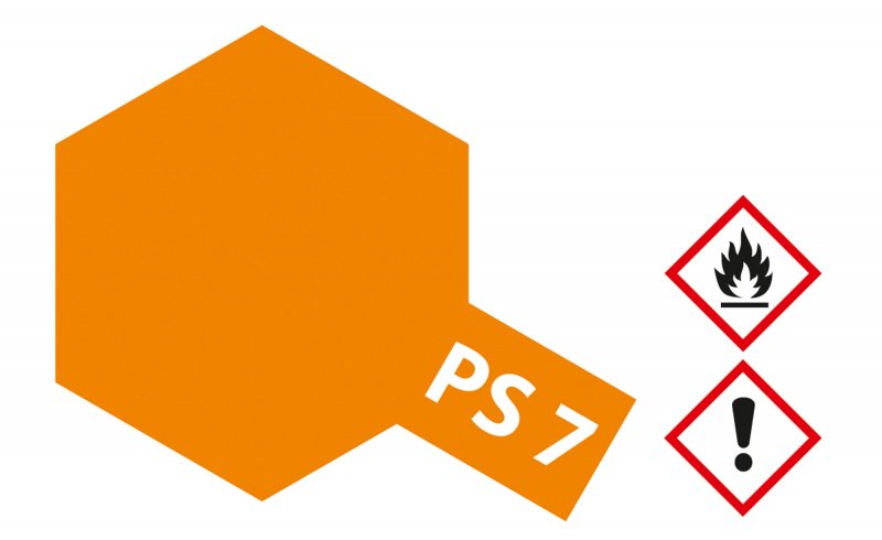 Tamiya  günstig Kaufen-PS-7 Orange Polycarbonat 100ml. PS-7 Orange Polycarbonat 100ml <![CDATA[Tamiya / 86007 /]]>. 