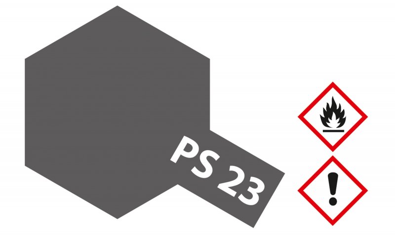 4950344074723 - PS-23 Gun Metall Grau Polycarbonat 100ml 4950344074723 - PS-23 Gun Metall Grau Polycarbonat 100ml