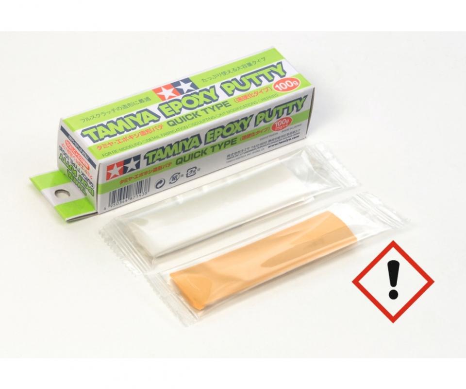 4950344076611 - Epoxy Spachtelmasse Quick Type 100g 2K 4950344076611 - Epoxy Spachtelmasse Quick Type 100g 2K