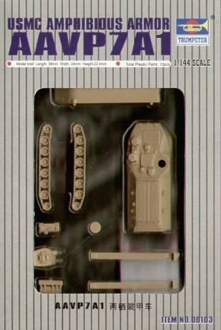 TR 001 günstig Kaufen-AAV7A1 Amphibienfahrzeug. AAV7A1 Amphibienfahrzeug <![CDATA[Trumpeter / 00103 / 1:144]]>. 
