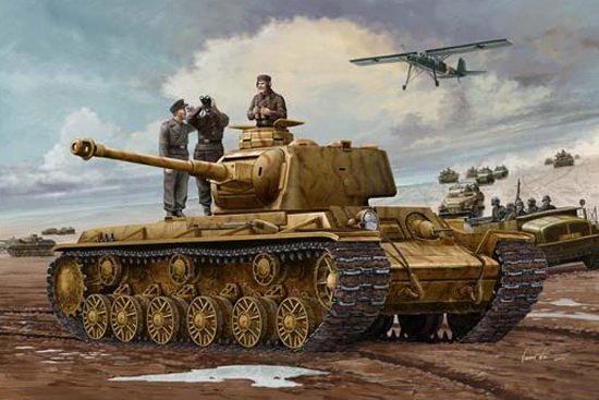Tank günstig Kaufen-German Pz.Kpfm. KV-1 756(r) Tank. German Pz.Kpfm. KV-1 756(r) Tank <![CDATA[Trumpeter / 00366 / 1:35]]>. 