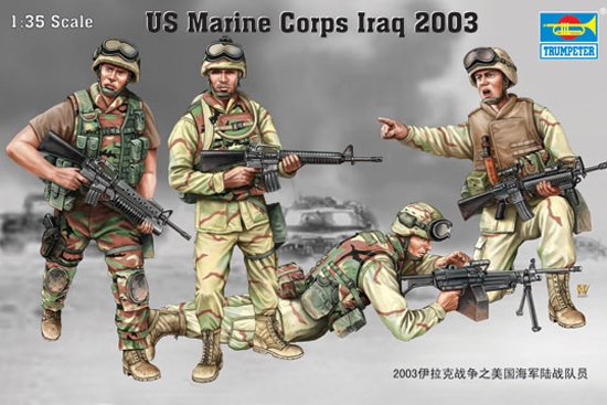 In 200 günstig Kaufen-US Marine Corps Irak 2003. US Marine Corps Irak 2003 <![CDATA[Trumpeter / 00407 / 1:35]]>. 