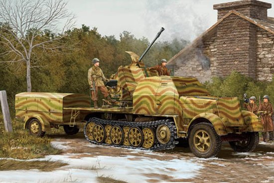 FLAK 43 günstig Kaufen-German 3,7cm Flak 43 auf Selbstfahrlafette Sd.Kfz. 7/2. German 3,7cm Flak 43 auf Selbstfahrlafette Sd.Kfz. 7/2 <![CDATA[Trumpeter / 01527 / 1:35]]>. 