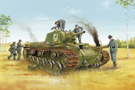 Heavy Soviet günstig Kaufen-Soviet KV-8 Heavy Tank. Soviet KV-8 Heavy Tank <![CDATA[Trumpeter / 01565 / 1:35]]>. 