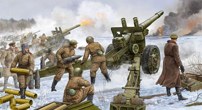 152mm günstig Kaufen-Soviet 152mm Howitzer-gun M1937 (ML-20). Soviet 152mm Howitzer-gun M1937 (ML-20) <![CDATA[Trumpeter / 02315 / 1:35]]>. 