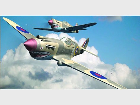 Curtiss Hawk günstig Kaufen-Curtiss P-40 B Warhawk. Curtiss P-40 B Warhawk <![CDATA[Trumpeter / 02807 / 1:48]]>. 