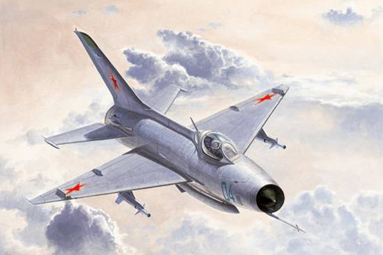 Fighter günstig Kaufen-MiG-21 F-13/J-7 Fighter. MiG-21 F-13/J-7 Fighter <![CDATA[Trumpeter / 02858 / 1:48]]>. 