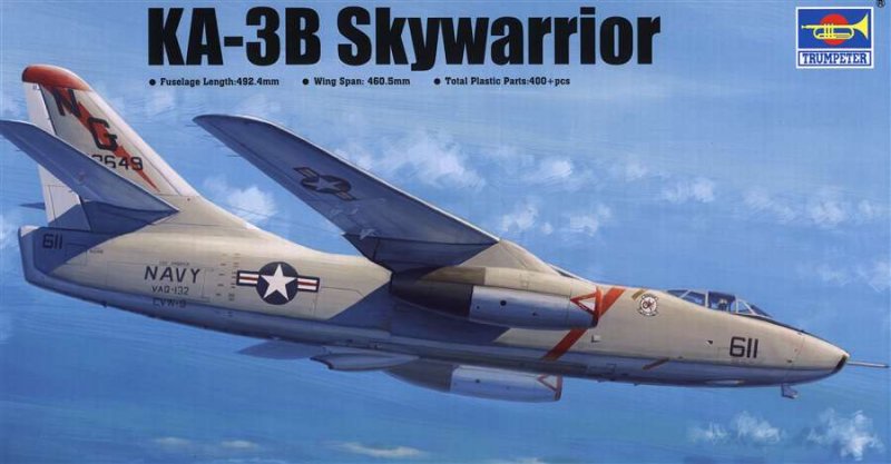 KY 028 günstig Kaufen-KA-3B Skywarrior Strategic Bomber. KA-3B Skywarrior Strategic Bomber <![CDATA[Trumpeter / 02869 / 1:48]]>. 