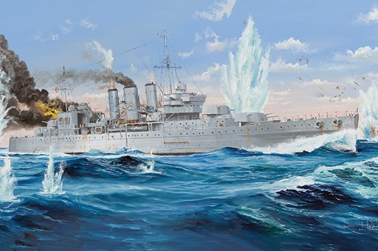 Wall E günstig Kaufen-HMS Cornwall. HMS Cornwall <![CDATA[Trumpeter / 05353 / 1:350]]>. 