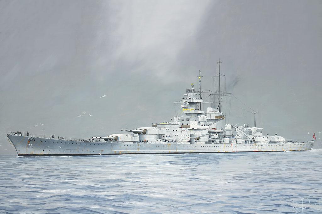 German Gneisenau Battleship