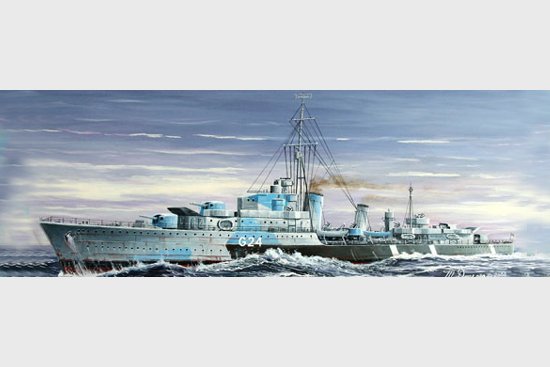 destroyer günstig Kaufen-Tribal-class destroyer HMCS Huron (G24) 1944. Tribal-class destroyer HMCS Huron (G24) 1944 <![CDATA[Trumpeter / 05759 / 1:700]]>. 