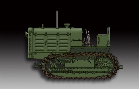 MP 112 günstig Kaufen-Russian ChTZ S-65 Tractor. Russian ChTZ S-65 Tractor <![CDATA[Trumpeter / 07112 / 1:72]]>. 