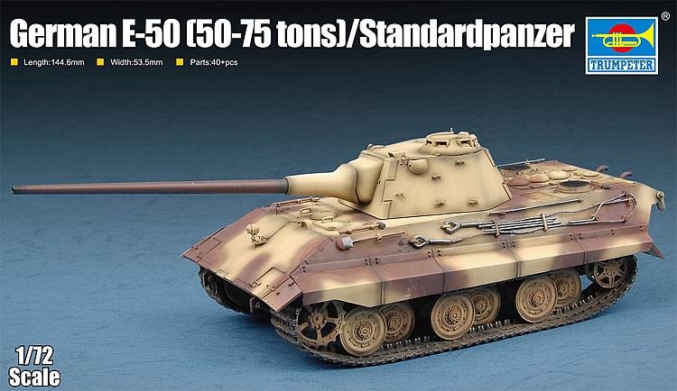 50 75 günstig Kaufen-German E-50(50-75 tons)/Standardpanzer. German E-50(50-75 tons)/Standardpanzer <![CDATA[Trumpeter / 07123 / 1:72]]>. 