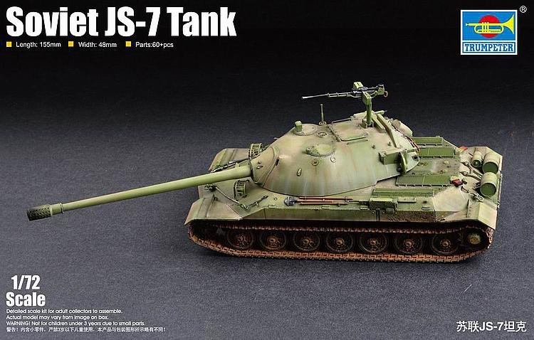 Soviet günstig Kaufen-Soviet JS-7 Tank. Soviet JS-7 Tank <![CDATA[Trumpeter / 07136 / 1:72]]>. 