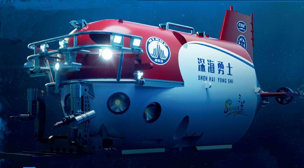 9580208073323 - Chinese SHEN HAI YONG SHI Manned Submersible 9580208073323 - Chinese SHEN HAI YONG SHI Manned Submersible