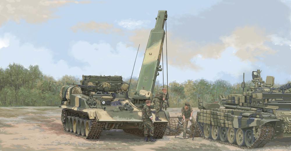 RUSSIAN günstig Kaufen-Russian BREM-1M Armoured Recovery Vehicle. Russian BREM-1M Armoured Recovery Vehicle <![CDATA[Trumpeter / 09554 / 1:35]]>. 
