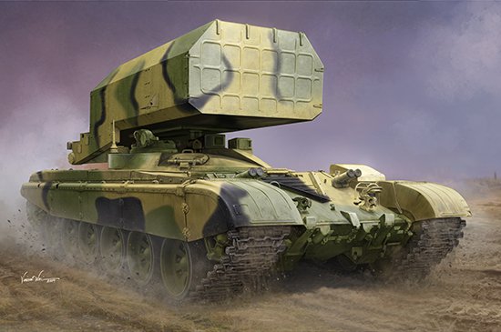 9580208095608 - Russian TOS-1 Multiple Rocket Launcher Mod1989