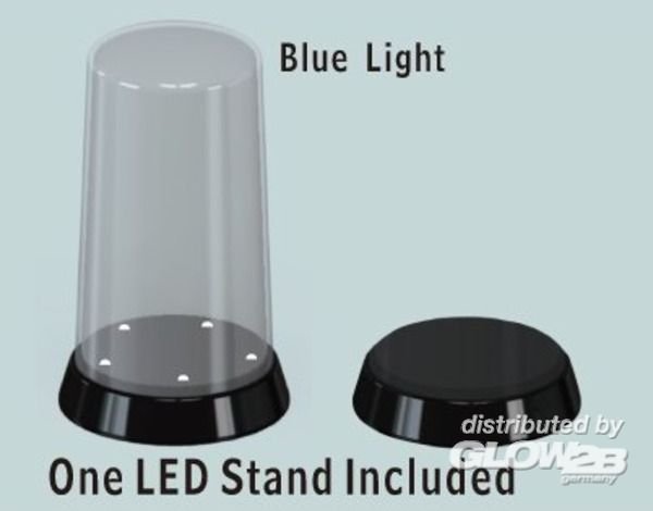 Trumpeter Round top Display case-Led stand (84x185mm)