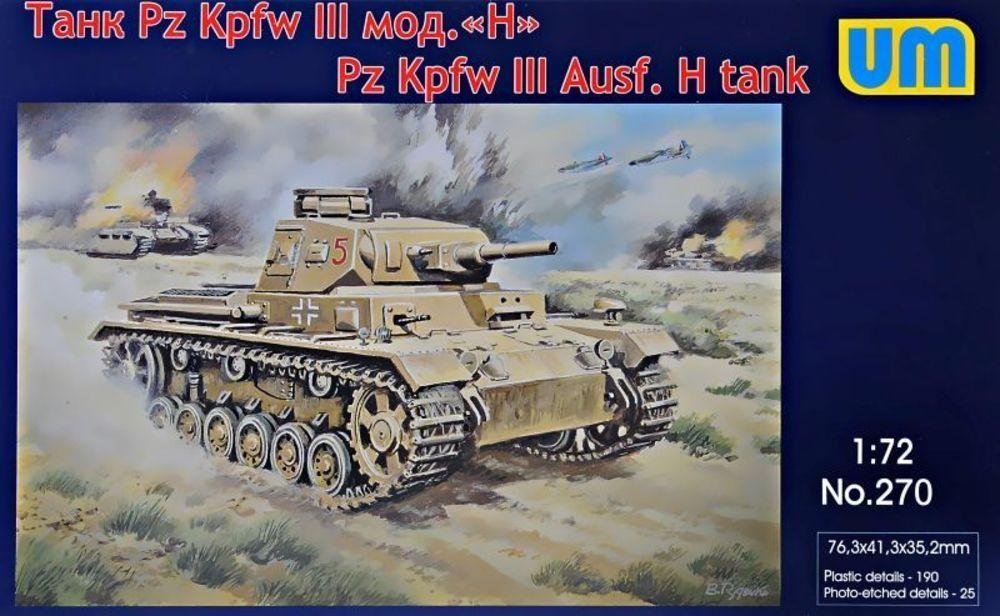 Kpfw III günstig Kaufen-Pz.Kpfw III Ausf.H German tank. Pz.Kpfw III Ausf.H German tank <![CDATA[Unimodels / UM270 / 1:72]]>. 