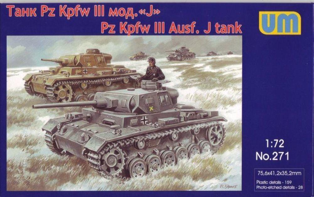 Kpfw III günstig Kaufen-Pz.Kpfw III Ausf.J.German tank. Pz.Kpfw III Ausf.J.German tank <![CDATA[Unimodels / UM271 / 1:72]]>. 