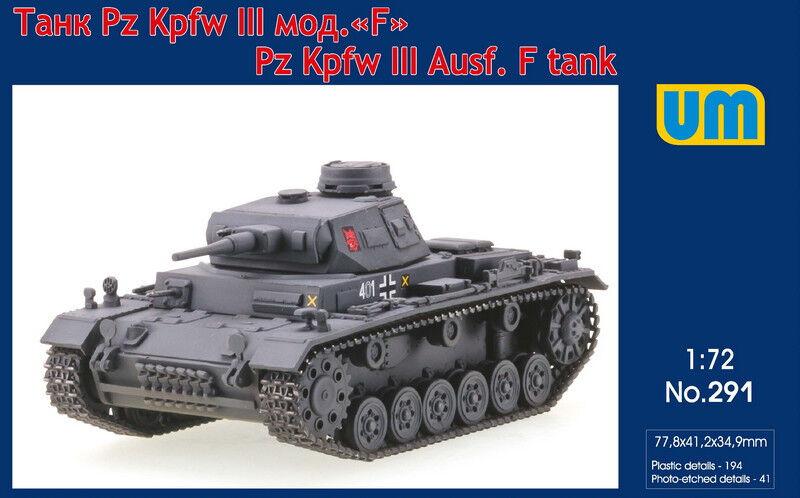 Ausf.N günstig Kaufen-Pz.Kpfw III Ausf. F tank. Pz.Kpfw III Ausf. F tank <![CDATA[Unimodels / 291 / 1:72]]>. 