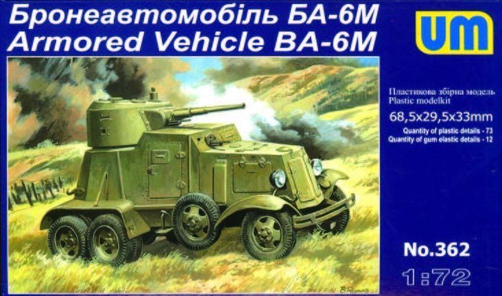 Armored günstig Kaufen-BA-6M Armored Vehicle. BA-6M Armored Vehicle <![CDATA[Unimodels / UM362 / 1:72]]>. 